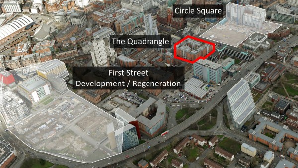 The Quadrangle | | 1 Lower Ormond Street | |  | Manchester | | M1 5QE